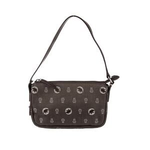 Hunting World Vintage Leather Trim Shoulder Bag